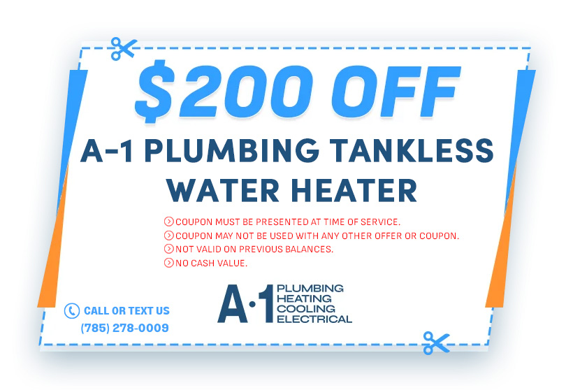 A-1 Plumbing Tankless Water Heater Coupon