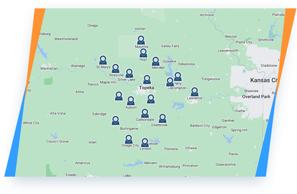 service areas map