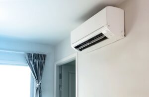 Mini Split unit installed inside a home